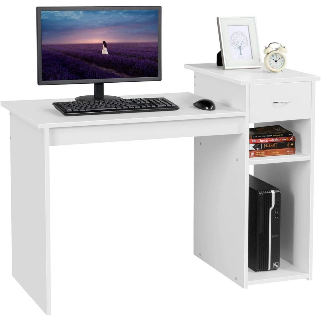 Finitura armoniosa postazioni di lavoro per computer in metallo bianco