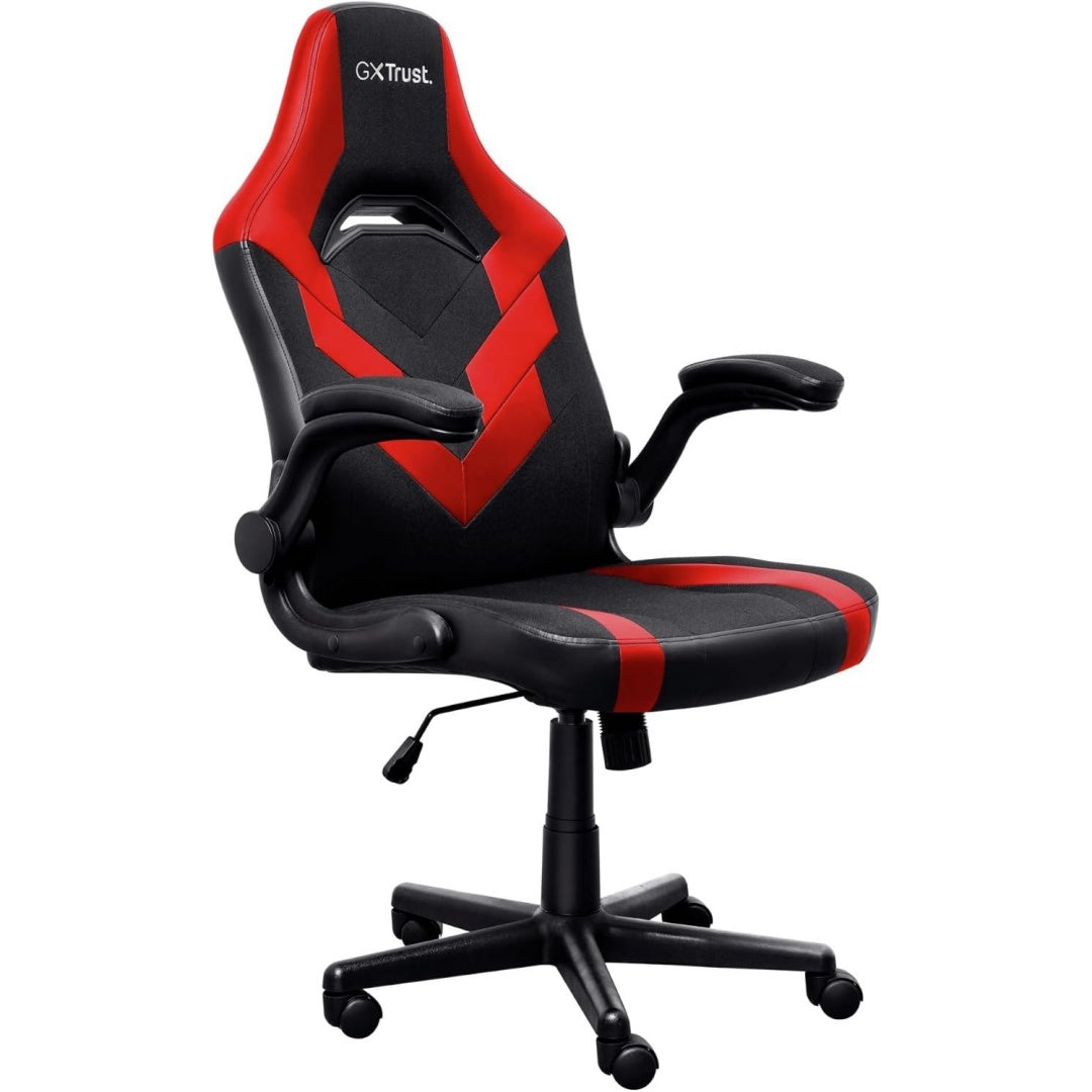 Forma equilibrata sedie gaming regolabile rosso