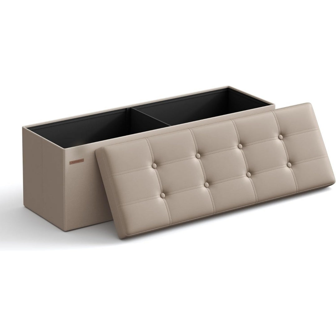 Arredo contemporaneo panche contenitore in metallo pieghevole con contenitore