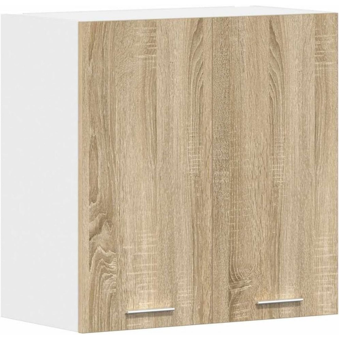 Arredo contemporaneo mobili a muro in legno rosso