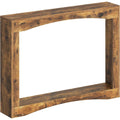 Linea essenziale console e tavoli da divano in legno marrone