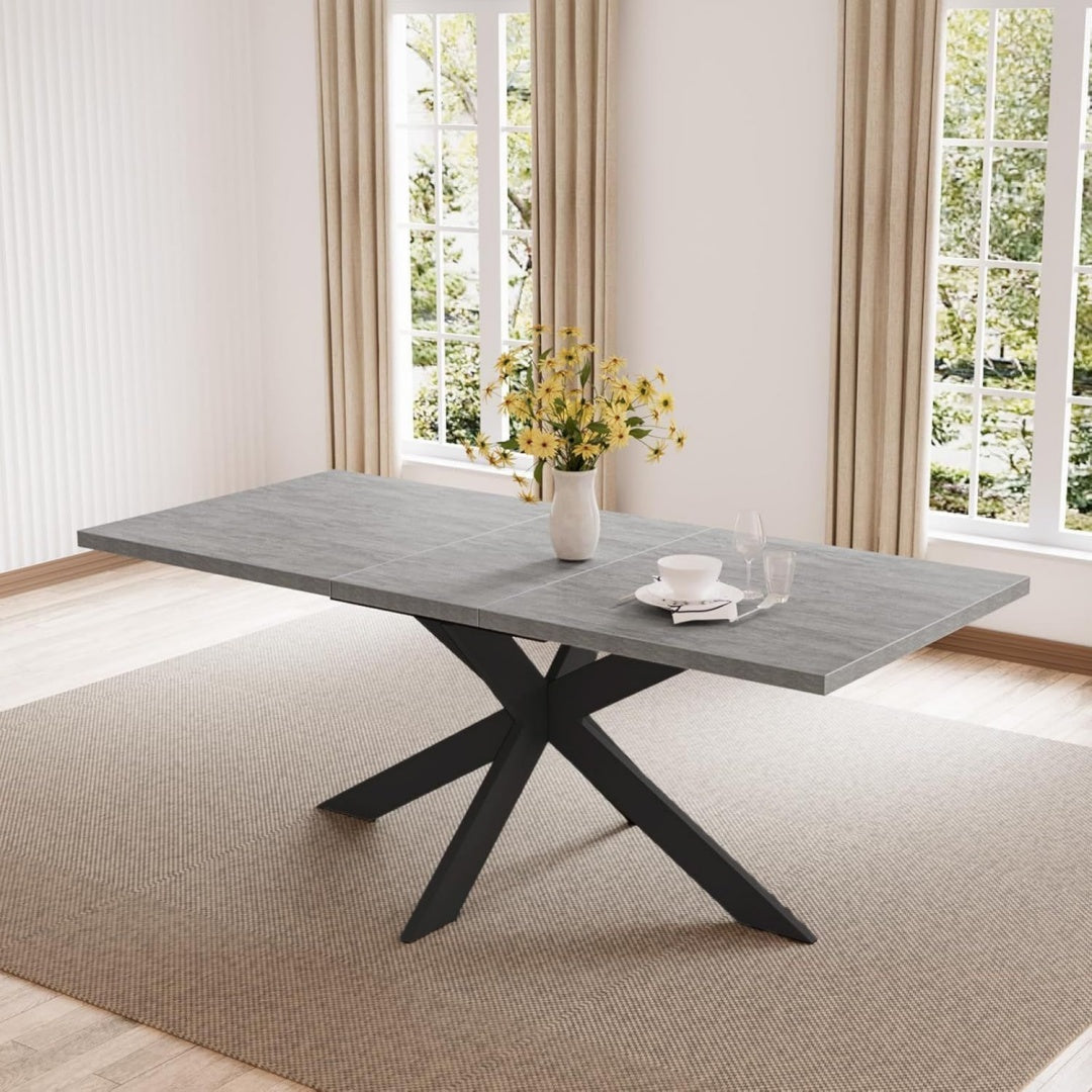 Eleganza pratica set sala da pranzo in metallo impermeabile regolabile