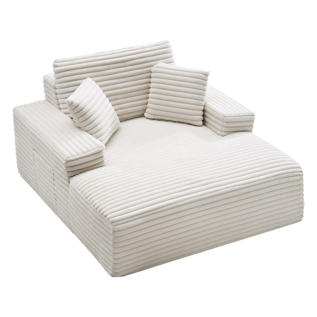 Accento naturale poltrone relax et chaise longue beige