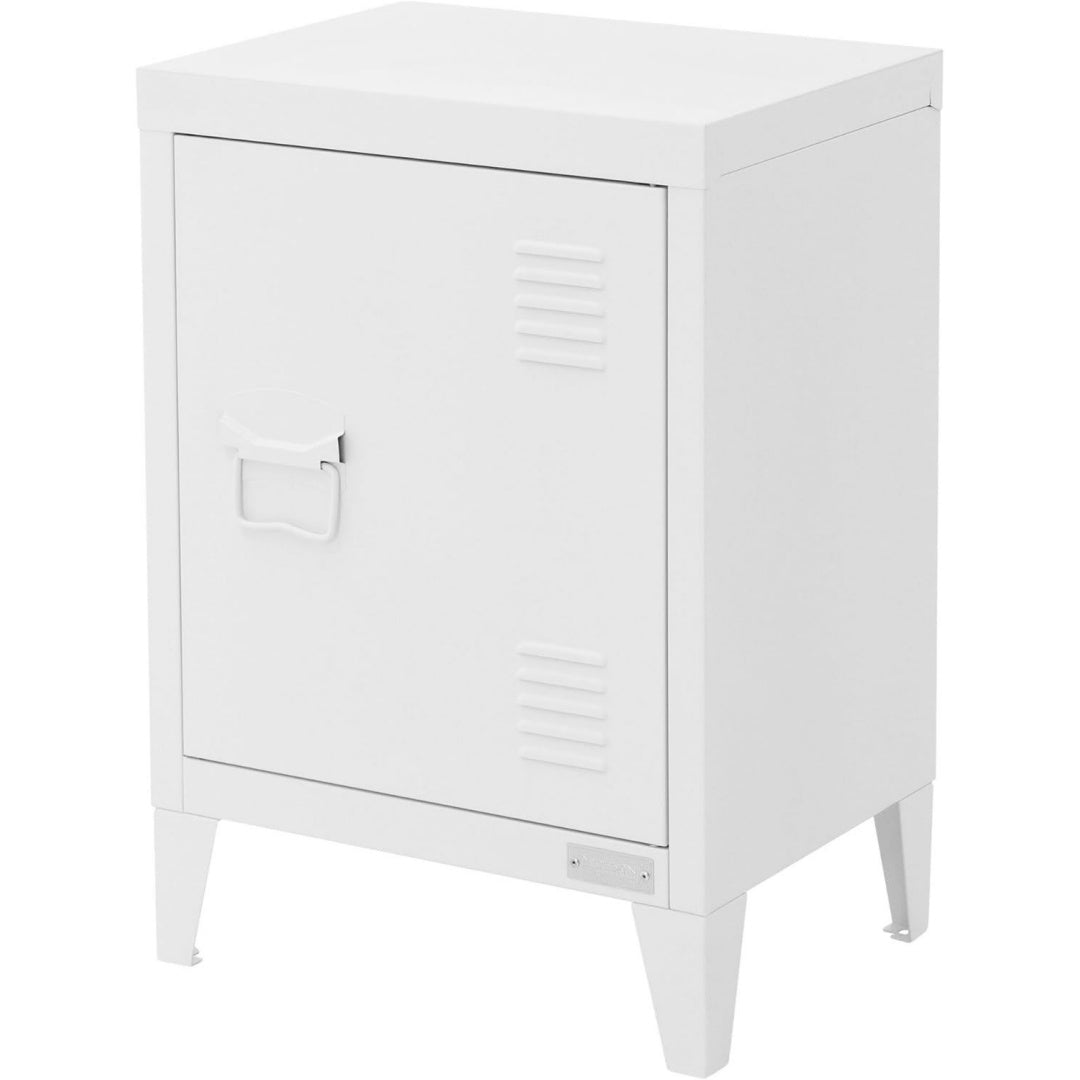Linea essenziale armadi archivio in metallo bianco