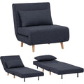 Profilo moderno poltrone relax et chaise longue in legno regolabile grigio