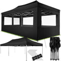 Stile raffinato gazebo pieghevole nero