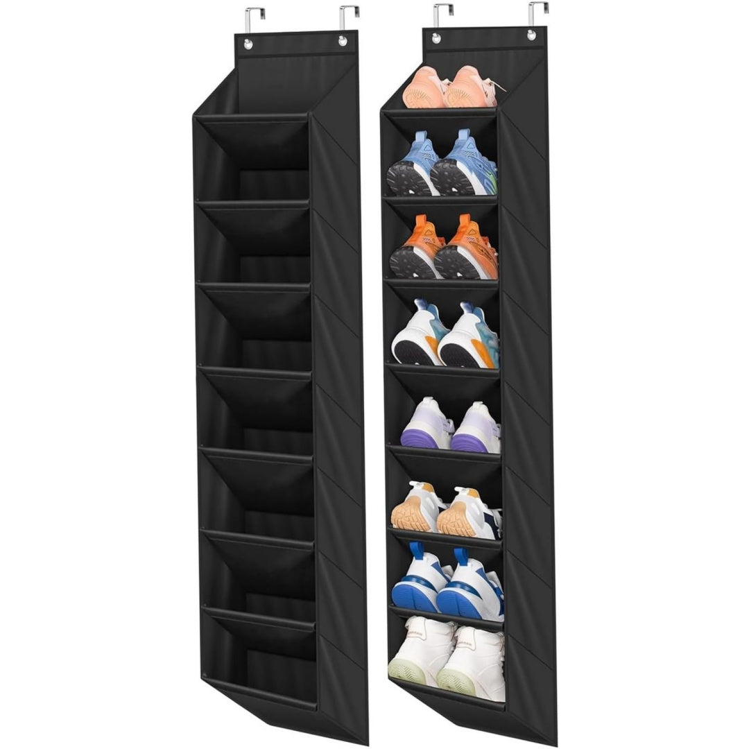 Soluzione funzionale portascarpe da porta impermeabile oro