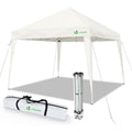 Accento naturale gazebo pieghevole bianco